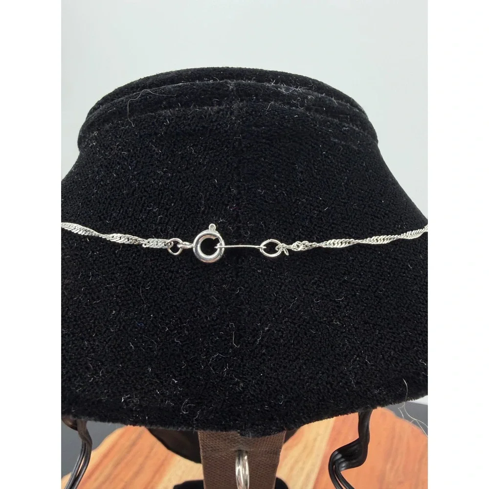 Unbranded Skull Cage Pearl Pendant Necklace Women OS Silver 18KGP Twisted Chain